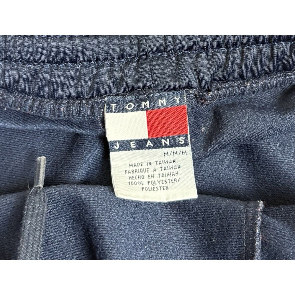 Vintage 90s Tommy Hilfiger Sweatpants / Track Pants / Size Medium / Navy - Picture 6 of 6